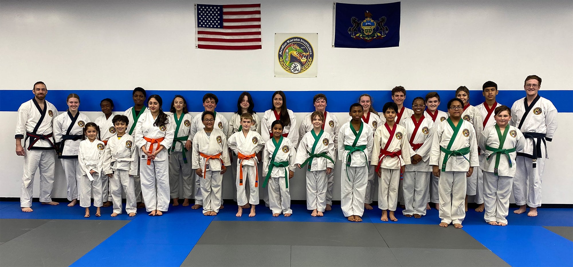 coatesville karate class group photo 2023